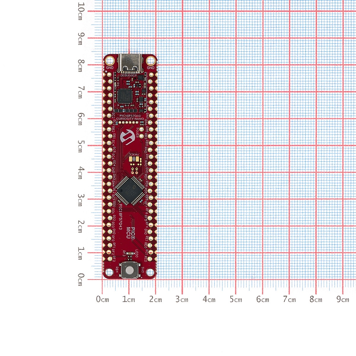 DM164150 - PIC18F57Q43 CURIOSITY NANO EVALUATION KIT