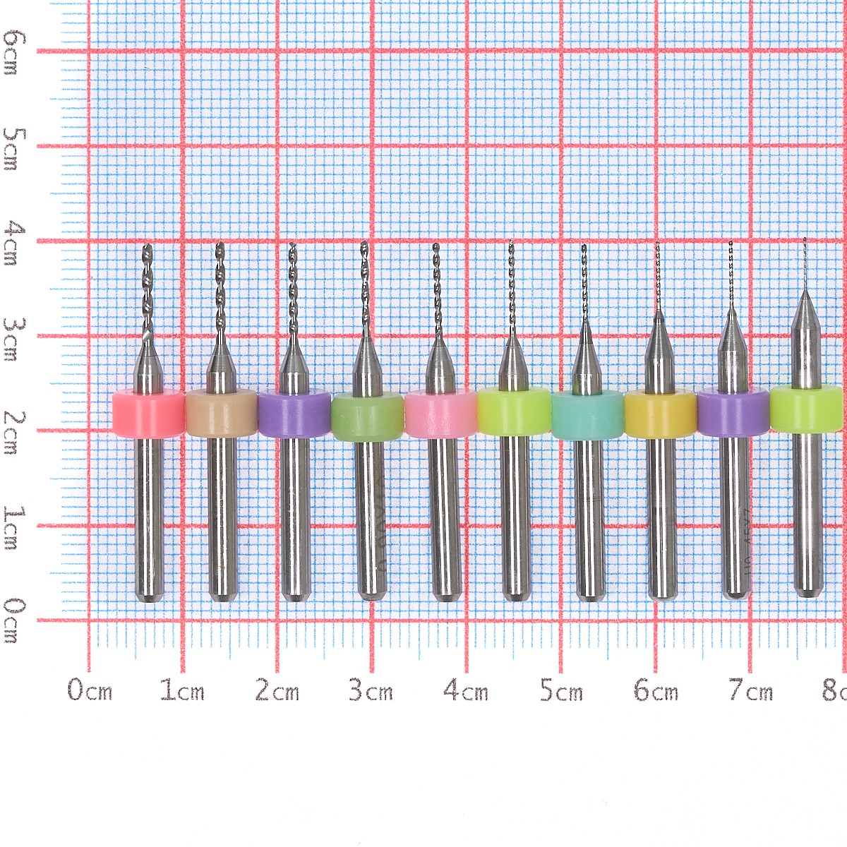 Kit de 10 brocas PCB