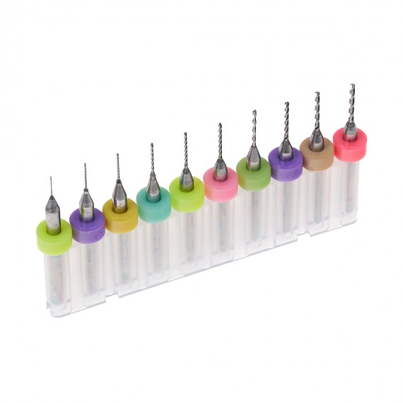 Kit de 10 brocas PCB