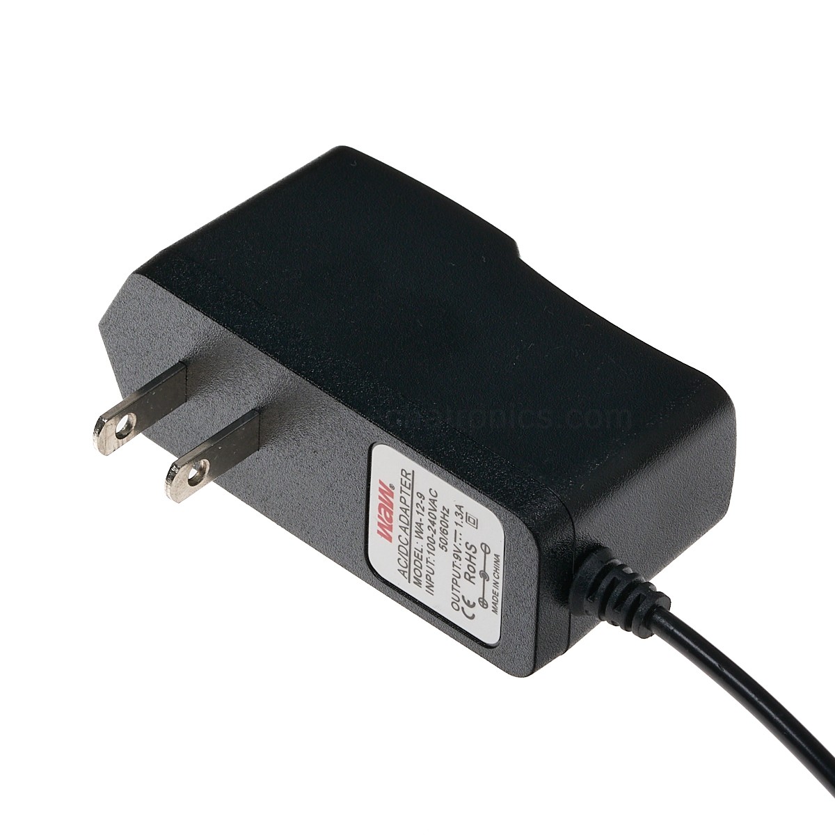 Fuente de alimentación AC/DC 12W 9V 1.33A WODE (adaptador)