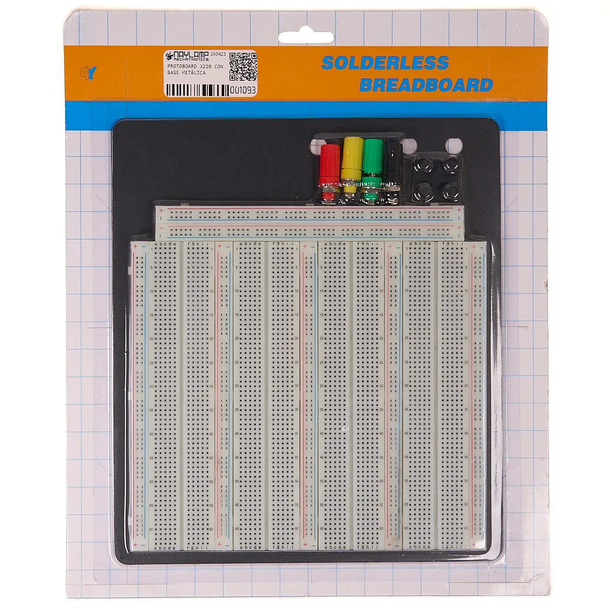 Protoboard ZY-208 3220 con base metálica