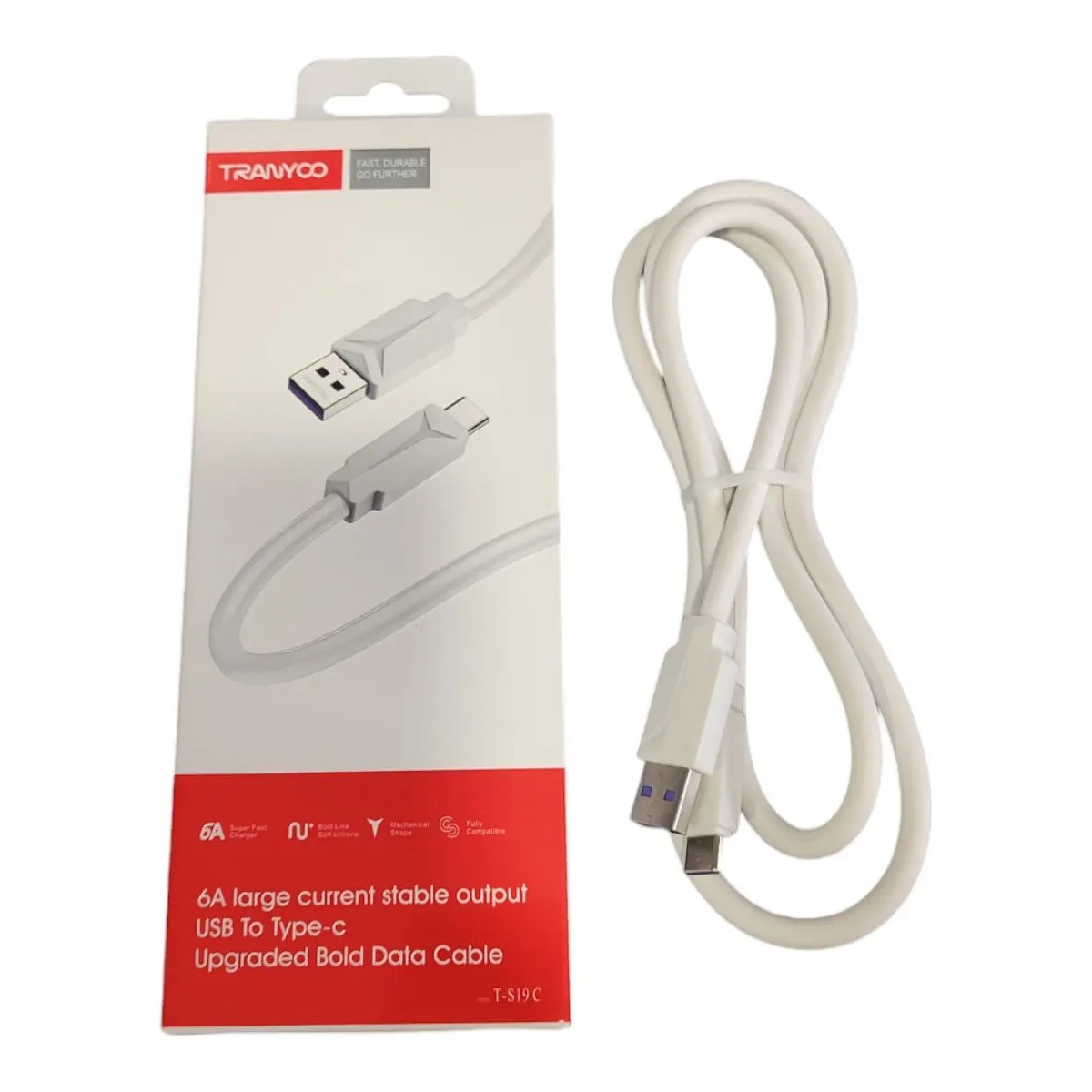 Cable USB-A a USB-C 100cm - T-S19C