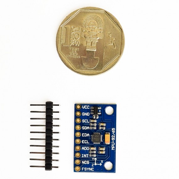 Módulo MPU9250: Acelerómetro, Giroscopio, Magnetómetro I2C