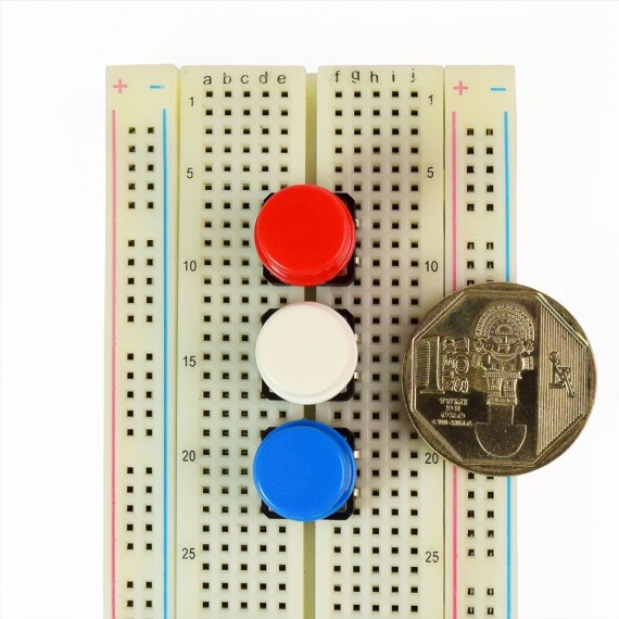 Pulsador con cubierta