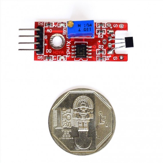 Sensor de efecto Hall SS49E
