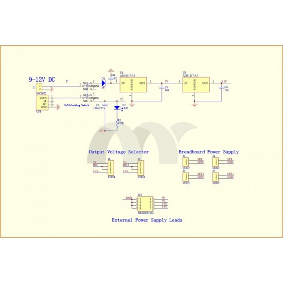 Diagrama módulo MB102
