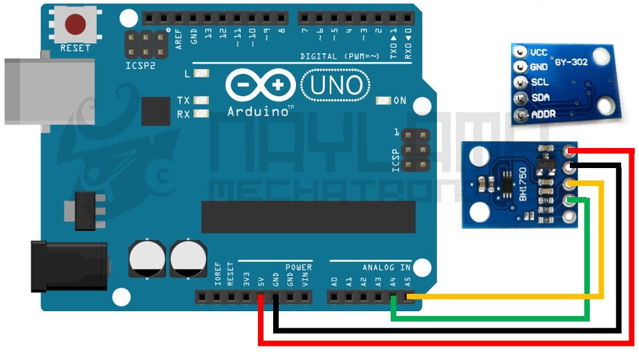 Tutorial módulo sensor de luz BH1750